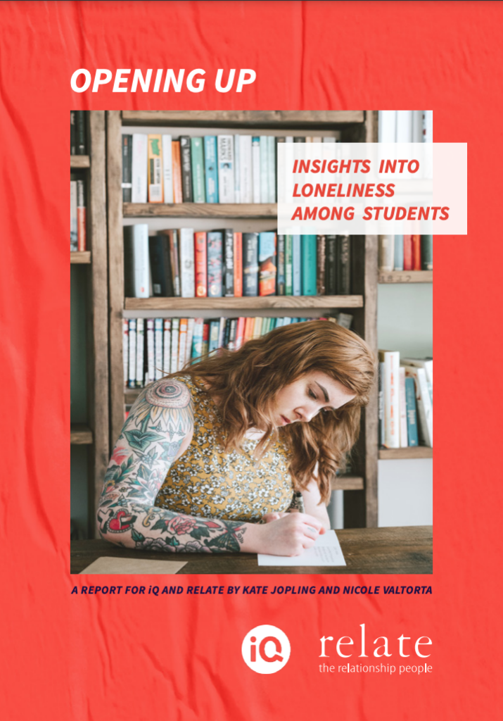The title, Opening Up: Insights into loneliness among students