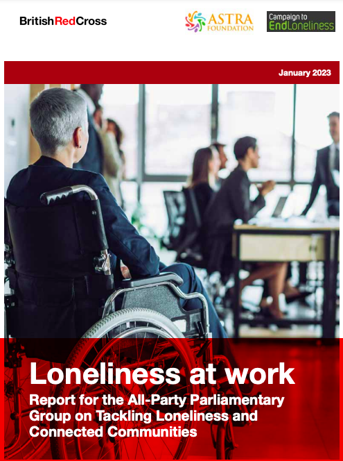 Loneliness at work - front page of report