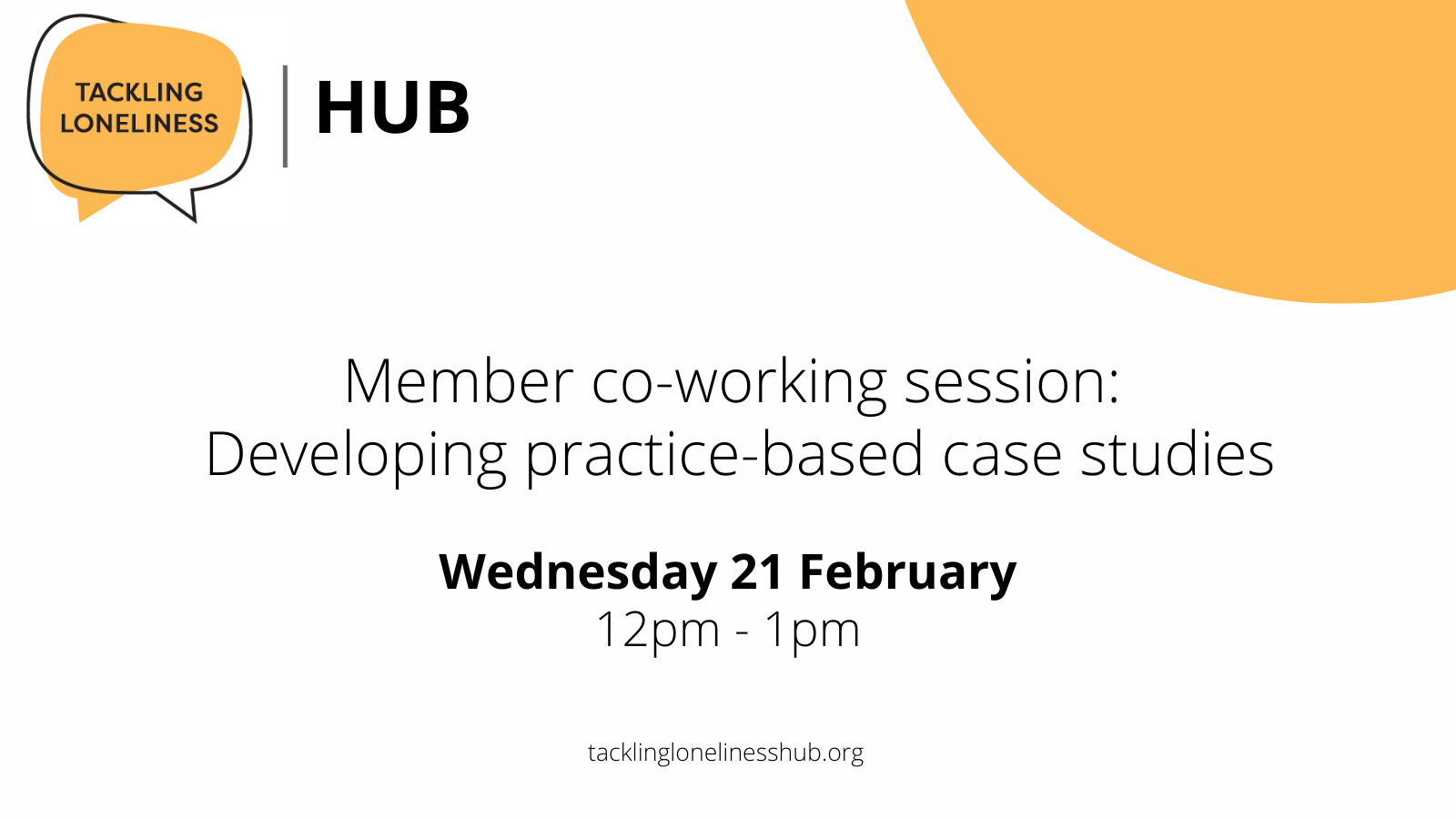 Member co-working session. Developing practice-based case studies