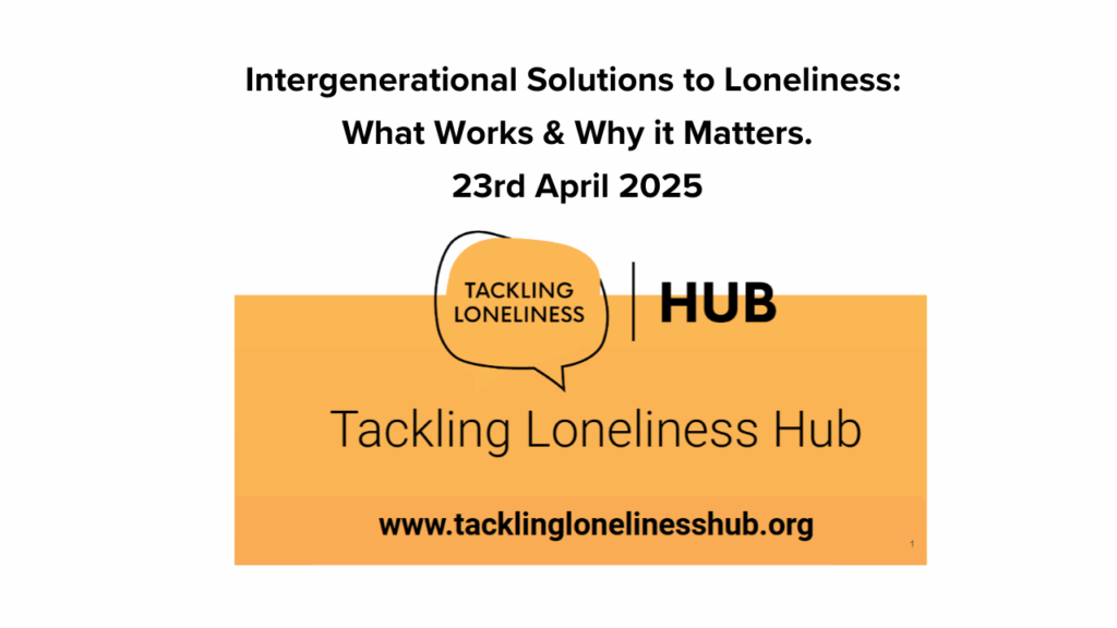 TLH Webinar Cover Intergenerational Solutions to Loneliness