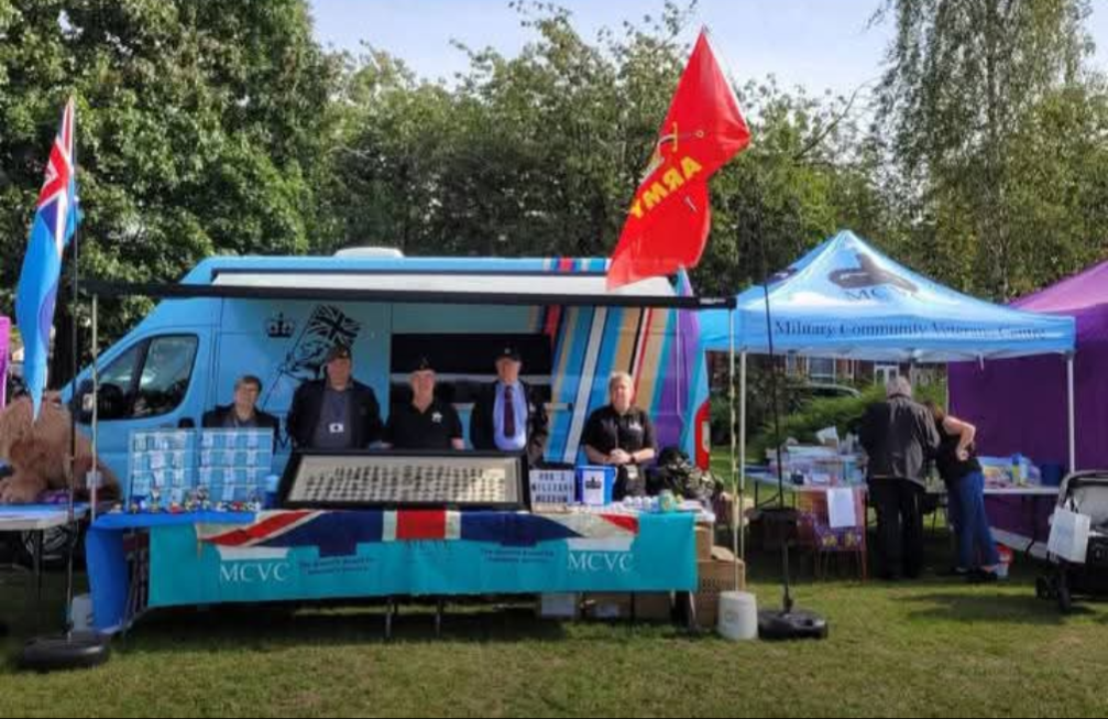 Healthier Heroes outside Bancroft House