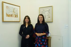 Stephanie Peacock, Minister for loneliness and social connection and Amy Perrin OBE from Marmalade Trust, the organisers of Loneliness Awareness Week.