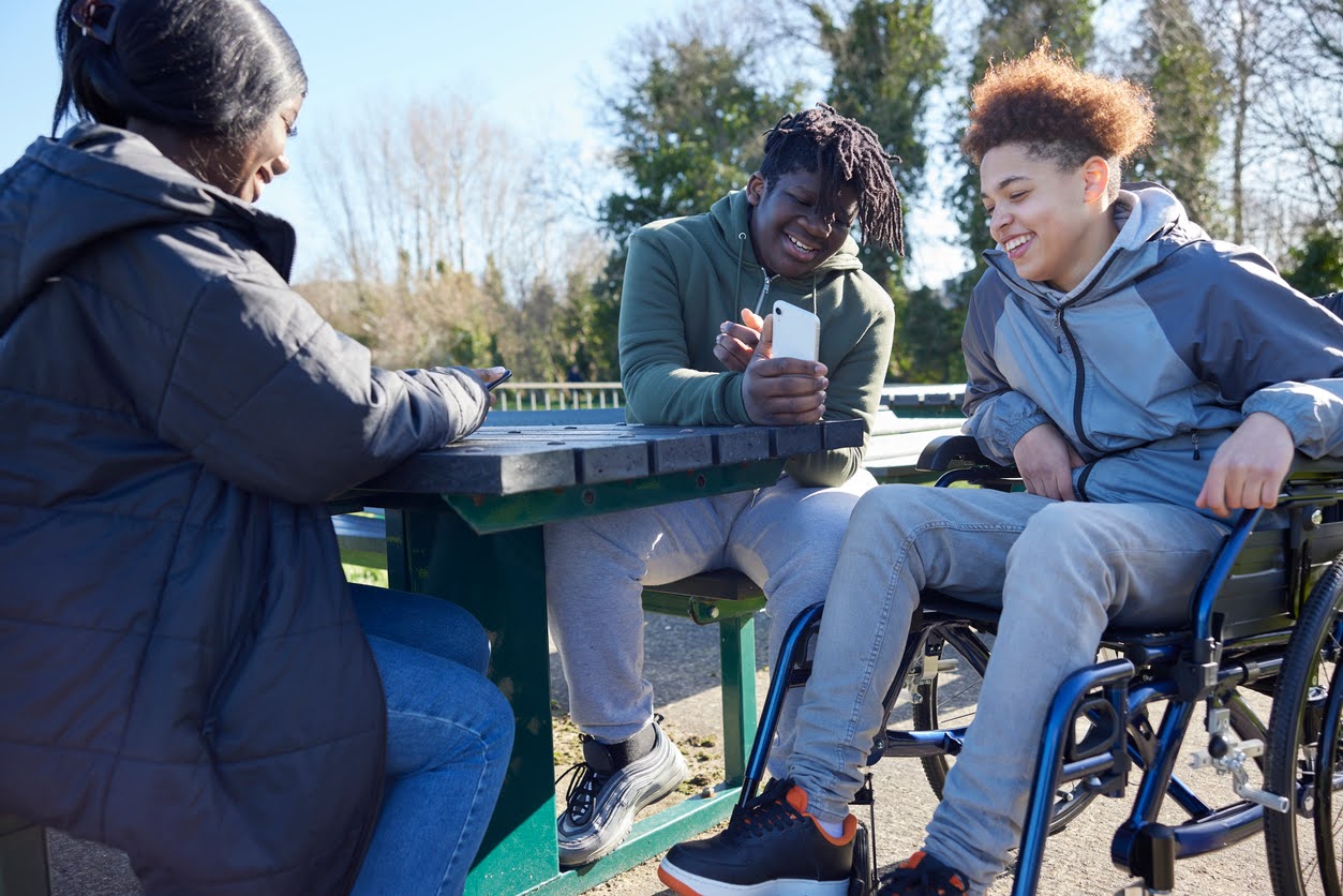 Teenage Girl In Wheelchair